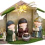 Crèche de Noël Multicouleur Céramique Bois MDF 33 x 10,5 x 17 cm (7 Pièces) de BigBuy Home, Noël - Réf : S8807173, Prix : 25,...