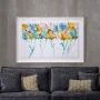 Cuadro Blanco Multicolor Abstracto 146 x 4 x 96 cm de BigBuy Home, Impresiones sobre lienzo - Ref: S8807185, Precio: 229,82 €...