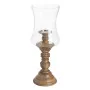 Bougeoir Naturel Bois Verre 20 x 20 x 57 cm de BigBuy Home, Bougeoirs et chandeliers - Réf : S8807205, Prix : 62,80 €, Remise...