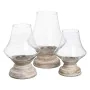 Candleholder White Wood Crystal 33 x 33 x 43 cm by BigBuy Home, Candelabras and candle holders - Ref: S8807206, Price: 71,77 ...