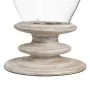 Portavelas Blanco Madera Cristal 28 x 28 x 43 cm de BigBuy Home, Candelabros y portavelas - Ref: S8807209, Precio: 66,66 €, D...