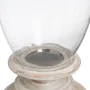 Bougeoir Blanc Bois Verre 28 x 28 x 43 cm de BigBuy Home, Bougeoirs et chandeliers - Réf : S8807209, Prix : 66,66 €, Remise : %