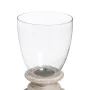 Bougeoir Blanc Bois Verre 28 x 28 x 43 cm de BigBuy Home, Bougeoirs et chandeliers - Réf : S8807209, Prix : 66,66 €, Remise : %