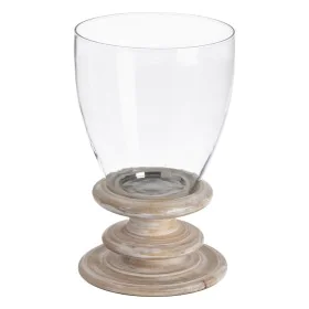 Candleholder White Wood Crystal 24 x 24 x 39 cm by BigBuy Home, Candelabras and candle holders - Ref: S8807210, Price: 54,07 ...