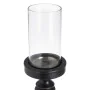 Castiçais Preto Madeira Cristal 12 x 12 x 62 cm de BigBuy Home, Candelabros e suportes para velas - Ref: S8807216, Preço: 39,...