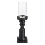 Candleholder Black Wood Crystal 12 x 12 x 47 cm by BigBuy Home, Candelabras and candle holders - Ref: S8807218, Price: 35,63 ...