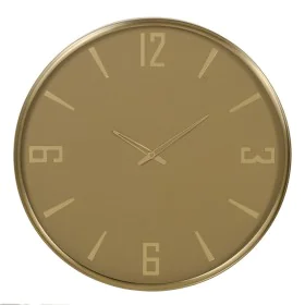 Horloge Murale Jaune Verre Acier 51 x 5 x 51 cm de BigBuy Home, Pendules murales - Réf : S8807219, Prix : 35,04 €, Remise : %