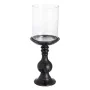 Portavelas Negro Madera Cristal 20 x 20 x 53 cm de BigBuy Home, Candelabros y portavelas - Ref: S8807222, Precio: 46,98 €, De...