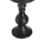 Castiçais Preto Madeira Cristal 18 x 18 x 47 cm de BigBuy Home, Candelabros e suportes para velas - Ref: S8807223, Preço: 35,...