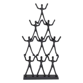 Figura Decorativa Negro Aluminio 36 x 8 x 70 cm de BigBuy Home, Adornos - Ref: S8807241, Precio: 63,96 €, Descuento: %