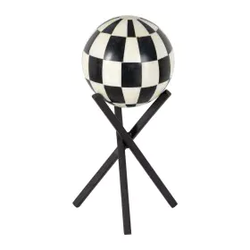 Figura Decorativa Blanco Negro Resina Hierro 12 x 12 x 21 cm de BigBuy Home, Adornos - Ref: S8807259, Precio: 23,14 €, Descue...