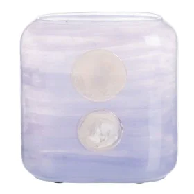 Vase Blue White Resin Crystal 22 x 10 x 24 cm by BigBuy Home, Vases - Ref: S8807261, Price: 33,55 €, Discount: %