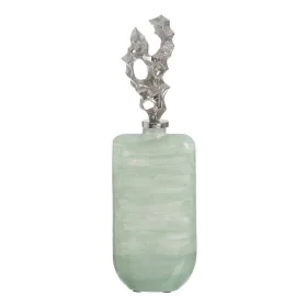 Botella Verde Plateado Aluminio Cristal 16 x 9 x 54 cm Decorativa de BigBuy Home, Adornos - Ref: S8807275, Precio: 50,58 €, D...