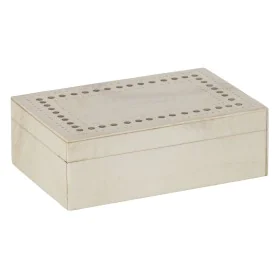 Scatola Decorativa Crema Dorato Resina Rame 23 x 15 x 8 cm di BigBuy Home, Scatole decorative - Rif: S8807291, Prezzo: 45,39 ...