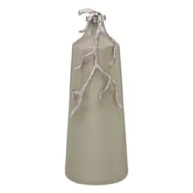 Botella Beige Plateado Aluminio Cristal 20 x 11 x 53 cm Decorativa de BigBuy Home, Adornos - Ref: S8807297, Precio: 81,14 €, ...