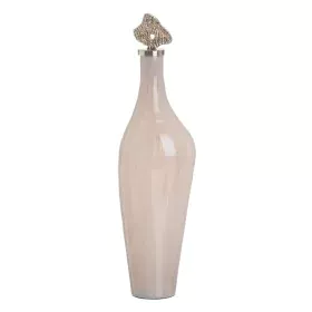 Bouteille Crème Doré Aluminium Verre 15 x 12 x 56 cm Décorative de BigBuy Home, Objets de décoration - Réf : S8807301, Prix :...