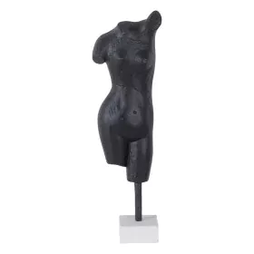 Figura Decorativa Blanco Negro Aluminio Mármol 16 x 10 x 62 cm de BigBuy Home, Adornos - Ref: S8807306, Precio: 59,75 €, Desc...