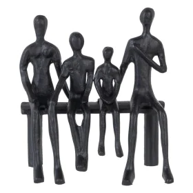 Statua Decorativa Nero Alluminio 20 x 11 x 24 cm di BigBuy Home, Soprammobili - Rif: S8807308, Prezzo: 37,58 €, Sconto: %