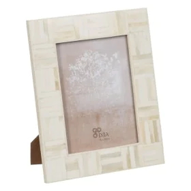 Photo frame Cream Resin 15 x 20 cm 22 x 1,5 x 27 cm by BigBuy Home, Table and wall frames - Ref: S8807311, Price: 22,84 €, Di...