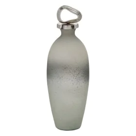 Botella Gris Plateado Aluminio Cristal 15 x 15 x 46 cm Decorativa de BigBuy Home, Adornos - Ref: S8807317, Precio: 42,34 €, D...