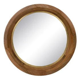 Wall mirror Golden Natural 90 x 7,5 x 90 cm by BigBuy Home, Wall-Mounted Mirrors - Ref: S8807331, Price: 330,20 €, Discount: %