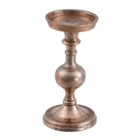 Candleholder Copper Aluminium 9 x 9 x 24 cm by BigBuy Home, Candelabras and candle holders - Ref: S8807361, Price: 16,95 €, D...