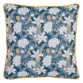 Coussin Bleu Fleurs 60 x 10 x 60 cm de BigBuy Home, Coussins - Réf : S8807370, Prix : 19,66 €, Remise : %