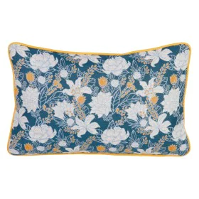 Cushion Blue Flowers 60 x 10 x 40 cm by BigBuy Home, Cushions - Ref: S8807371, Price: 15,55 €, Discount: %