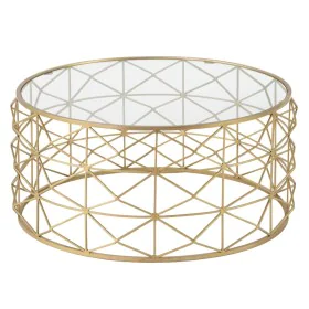 Mesa de Centro Dourado 98 x 98 x 44 cm de BigBuy Home, Jogos de móveis - Ref: S8807382, Preço: 385,86 €, Desconto: %