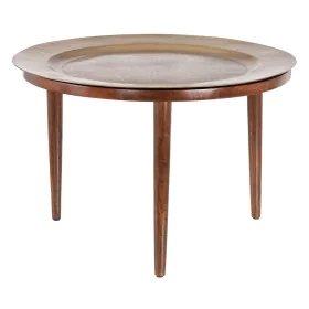 Table Basse Doré Naturel 80 x 80 x 53 cm de BigBuy Home, Tables - Réf : S8807386, Prix : 127,18 €, Remise : %