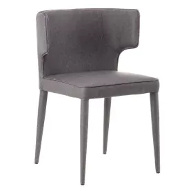 Dining Chair Grey Synthetic Leather Wood Metal 58 x 58 x 81,5 cm by BigBuy Home, Dining Chairs - Ref: S8807407, Price: 178,58...