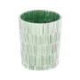 Portavelas Verde Cristal Cemento 10 x 10 x 13 cm de BigBuy Home, Candelabros y portavelas - Ref: S8807424, Precio: 8,31 €, De...