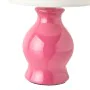 Lámpara de mesa Blanco Rosa 40 W 220-240 V 15 x 15 x 26 cm de BigBuy Home, Lámparas de mesa y mesilla de noche - Ref: S880745...