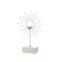 Bougeoir Blanc Argenté Céramique Fer 18,4 x 8,4 x 29,1 cm de BigBuy Home, Bougeoirs et chandeliers - Réf : S8807485, Prix : 6...