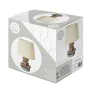 Lámpara de mesa Blanco Marrón Beige 40 W 220-240 V 26 x 19 x 35 cm de BigBuy Home, Lámparas de mesa y mesilla de noche - Ref:...