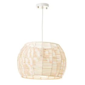 Candeeiro de teto Natural 60 W de BigBuy Home, Iluminação suspensa - Ref: S8807516, Preço: 36,36 €, Desconto: %