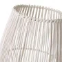 Desk lamp White Metal Bamboo 40 W 220-240 V 17 x 17 x 29 cm by BigBuy Home, Bedside and Table Lamps - Ref: S8807521, Price: 2...