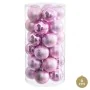 Bolas de Natal Cor de Rosa Plástico Ø 6 cm (30 Unidades) de BigBuy Home, Natal - Ref: S8807650, Preço: 10,70 €, Desconto: %