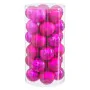 Boules de Noël Fuchsia Plastique Ø 6 cm (30 Unités) de BigBuy Home, Noël - Réf : S8807651, Prix : 10,70 €, Remise : %