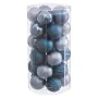 Boules de Noël Bleu Plastique Ø 6 cm (30 Unités) de BigBuy Home, Noël - Réf : S8807664, Prix : 10,70 €, Remise : %