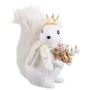 Adorno Navideño Blanco Oro Ardilla 22 x 11 x 23 cm de BigBuy Home, Navidad - Ref: S8807686, Precio: 20,09 €, Descuento: %