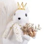 Adorno Navideño Blanco Oro Ardilla 22 x 11 x 23 cm de BigBuy Home, Navidad - Ref: S8807686, Precio: 20,09 €, Descuento: %