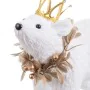 Adorno Navideño Blanco Oro Oso 21 x 11 x 18 cm de BigBuy Home, Navidad - Ref: S8807688, Precio: 15,86 €, Descuento: %