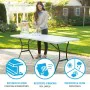 Tavolo Pieghevole Lifetime Bianco 185 x 74 x 76 cm Acciaio Plastica di Lifetime, Tavoli da picnic - Rif: S8901359, Prezzo: 55...