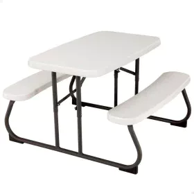 Child's Table Lifetime Cream Foldable Picnic 82,5 x 53,5 x 90 cm Steel Plastic by Lifetime, Picnic Tables - Ref: S8901379, Pr...