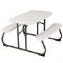 Child's Table Lifetime Cream Foldable Picnic 82,5 x 53,5 x 90 cm Steel Plastic by Lifetime, Picnic Tables - Ref: S8901379, Pr...