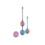 Kit de Treino Weighted Kegel Party Color Toys Silicone 3 Peças de Party Color Toys, Bolas chinesas - Ref: M0402675, Preço: 15...