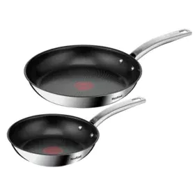 Set di padelle Tefal B817S255 Acciaio Acciaio inossidabile 2 Pezzi 2 Unità Ø 20 cm Ø 26 cm di Tefal, Padelle universali - Rif...