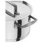 Casserole avec Couvercle Zwilling 71160-005-0 Noir Argenté 5 Pièces Ø 24 cm Ø 20 cm Ø 16 cm 1,5 L 2 L 3 L 6 L 3,5 L (5 Unit d...