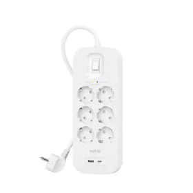 Power Socket - 6 Sockets with Switch Belkin Connect SRB002VF2M White (2 m) by Belkin, Power Strips - Ref: S9144562, Price: 39...